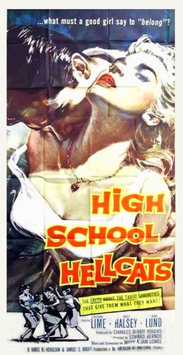 2_High School Hellcats (Three Sheet) 1958