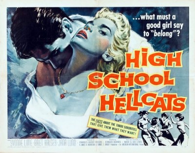 4_High School Hellcats (Half Sheet) 1958