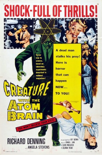 1_Creature with the Atom Brain (One Sheet) 1955