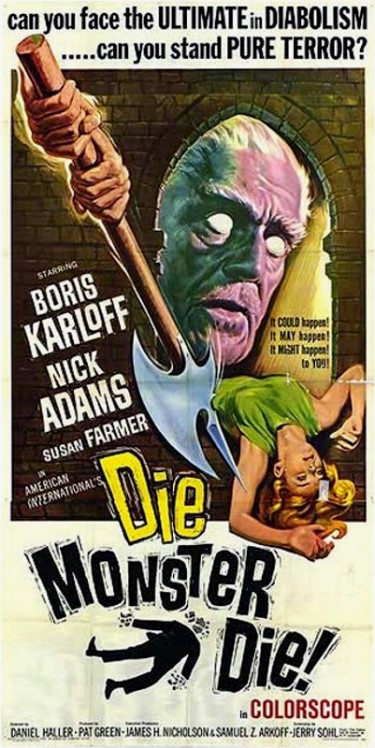 2_Die Monster Die (Three Sheet) 1965