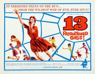 6_13 Frightened Girls (Half Sheet) 1963