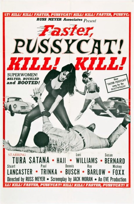 Russ Meyer Faster Pussycat kill kill Movie Lobby Card Replica 11x14" Photo Print