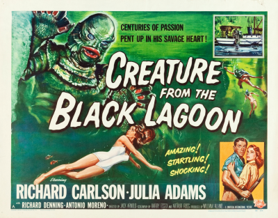 6_Creature from the Black Lagoon (Half Sheet_A) 1954