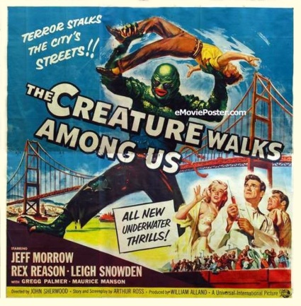 5_Creature Walks Among Us (Six Sheet) 1956